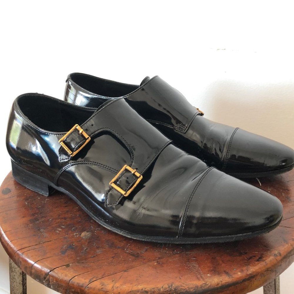Burberry Monk Shoe Biscayne Mens Size 44 - Picture 2 of 9